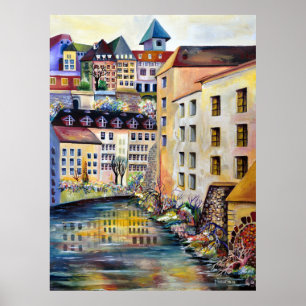 Stockholm, Gamla Stan, Altstadt Poster