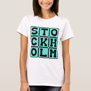 Stockholm, Hauptstadt von Schweden T-Shirt
