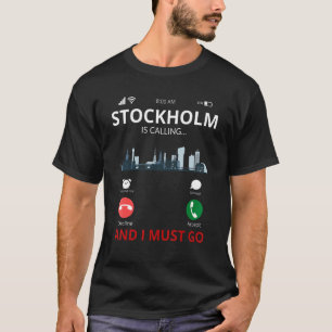 Stockholm nennt Schweden Souvenir T-Shirt