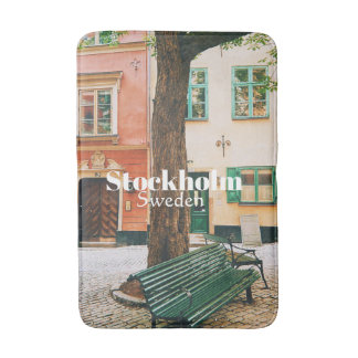 Stockholm Old Town, Gamla Stan, Sweden Souvenir Badematte