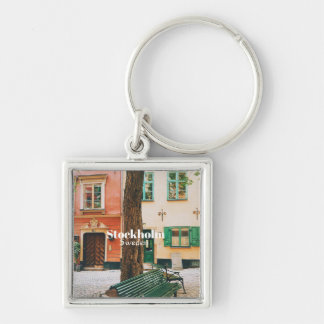 Stockholm Old Town, Gamla Stan, Sweden Souvenir Schlüsselanhänger