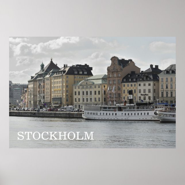 Stockholm Quay Poster (Vorne)