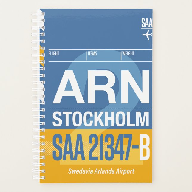 Stockholm - Reiseplaner 2026 Planer (Vorderseite)