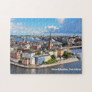 Stockholm, Schweden Alte historische Gebäude Puzzle