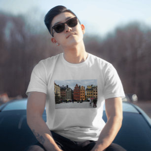 Stockholm Schweden Altstadt Europa T-Shirt