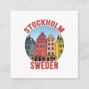 Stockholm Schweden Begleitkarte