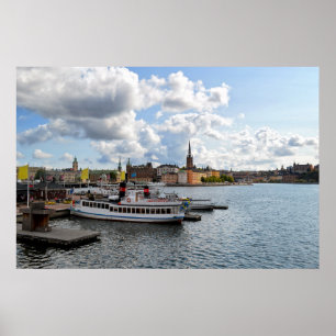 Stockholm Schweden Blick Poster