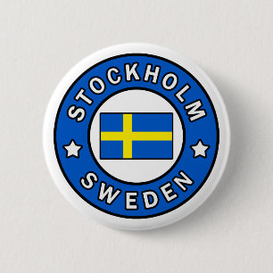 Stockholm Schweden Button
