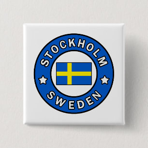 Stockholm Schweden Button