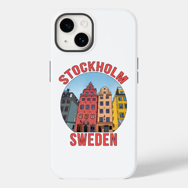 Stockholm Schweden Case-Mate iPhone Hülle (Rückseite)