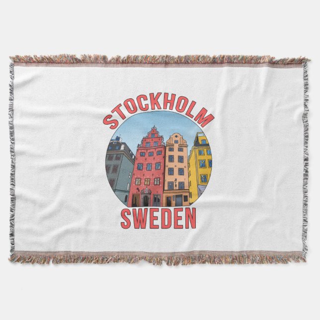 Stockholm Schweden Decke (Vorderseite)