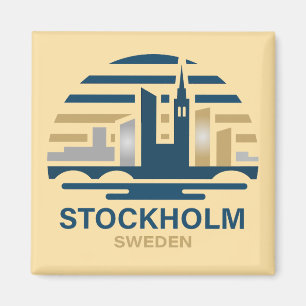 Stockholm Schweden Europa Magnet