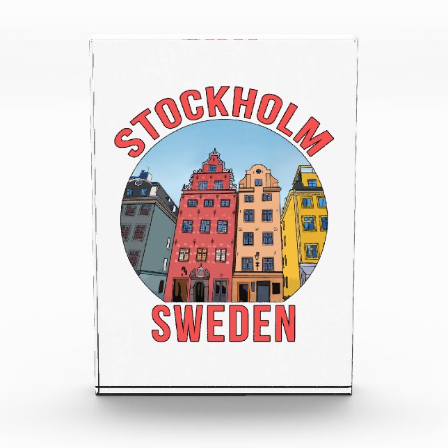Stockholm Schweden Fotoblock (Vorderseite)