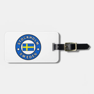 Stockholm Schweden Gepäckanhänger