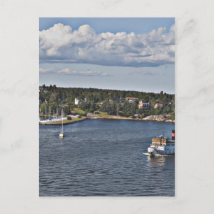 Stockholm Schweden Hafen Postkarte