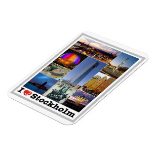 Stockholm - Schweden - I Liebe - Magnet