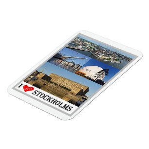 Stockholm - Schweden - I Liebe - Magnet