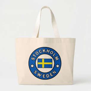 Stockholm Schweden Jumbo Stoffbeutel