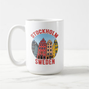 Stockholm Schweden Kaffeetasse