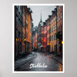 Stockholm Schweden Kunststadt Poster