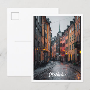 Stockholm Schweden Kunststadt Postkarte