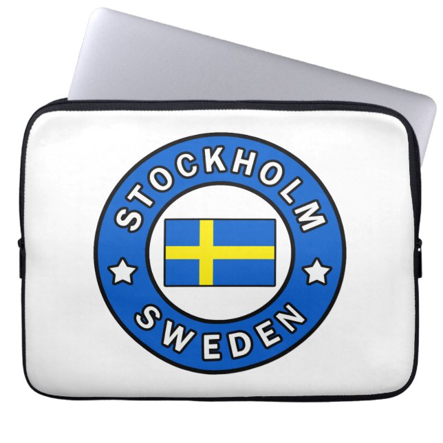 Stockholm Schweden Laptopschutzhülle (Vorderseite)