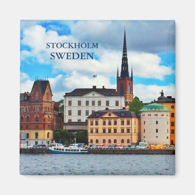 Stockholm, Schweden Magnet (Vorne)