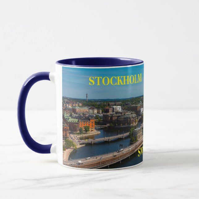 Stockholm Schweden Panoramische Tasse (Links)