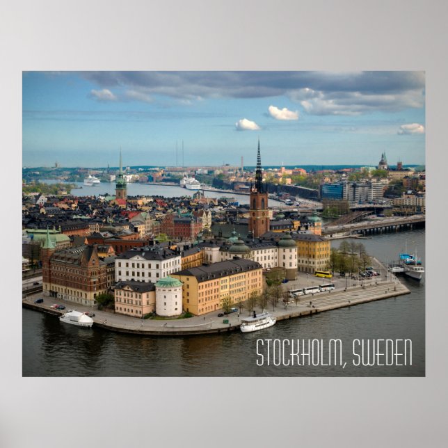 Stockholm, Schweden Postcard Poster (Vorne)