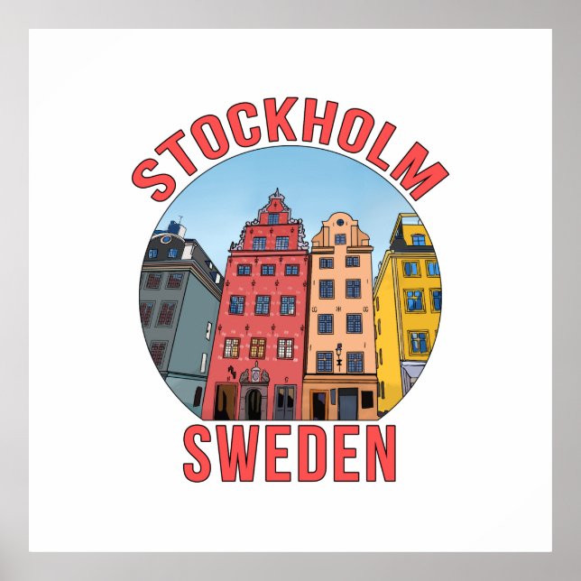 Stockholm Schweden Poster (Vorne)