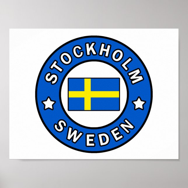 Stockholm Schweden Poster (Vorne)