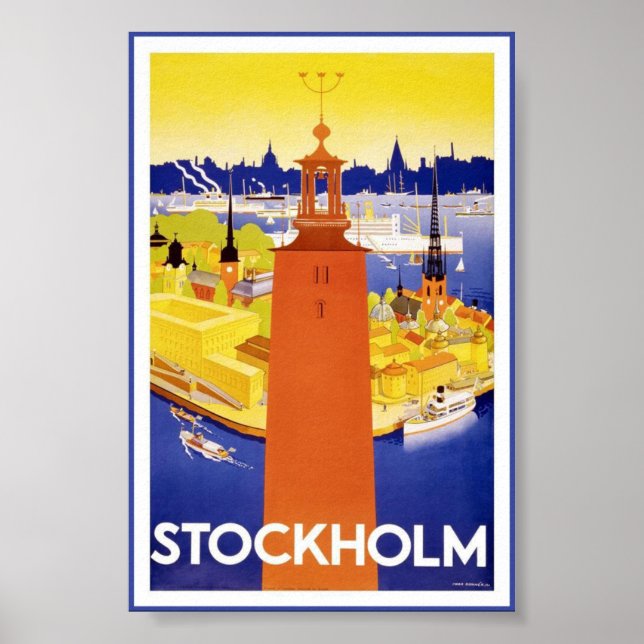 Stockholm Schweden Poster (Vorne)