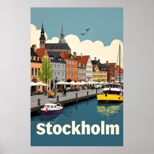 Stockholm Schweden Poster