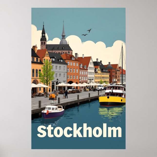 Stockholm Schweden Poster (Vorne)