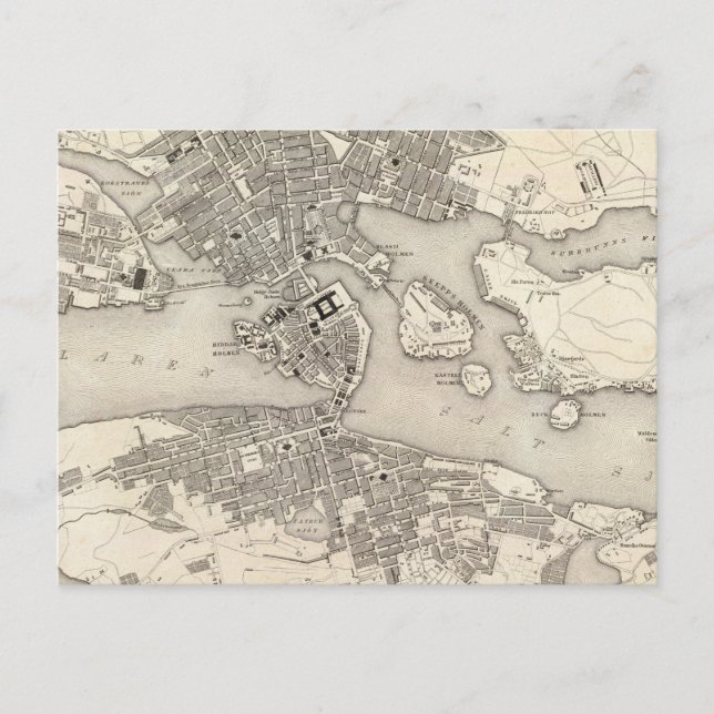 Stockholm, Schweden Postkarte (Vorderseite)