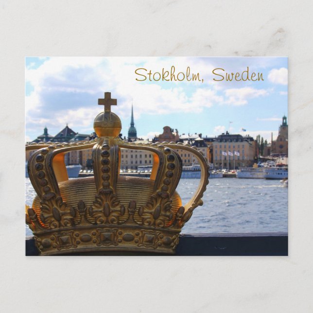 Stockholm, Schweden Postkarte (Vorderseite)
