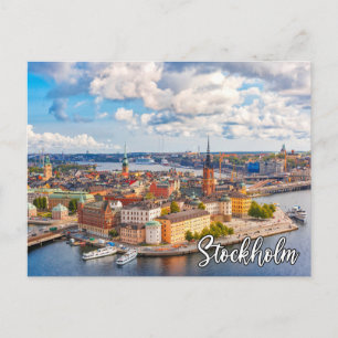 Stockholm, Schweden Postkarte