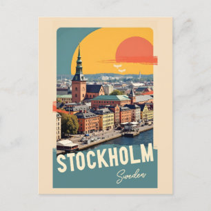 Stockholm Schweden Postkarte