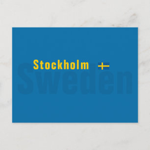 Stockholm, Schweden Postkarte