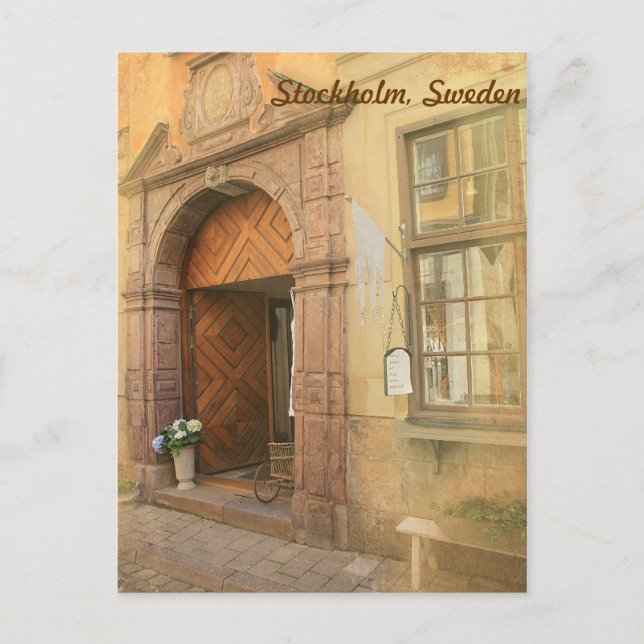 Stockholm, Schweden Postkarte (Vorderseite)