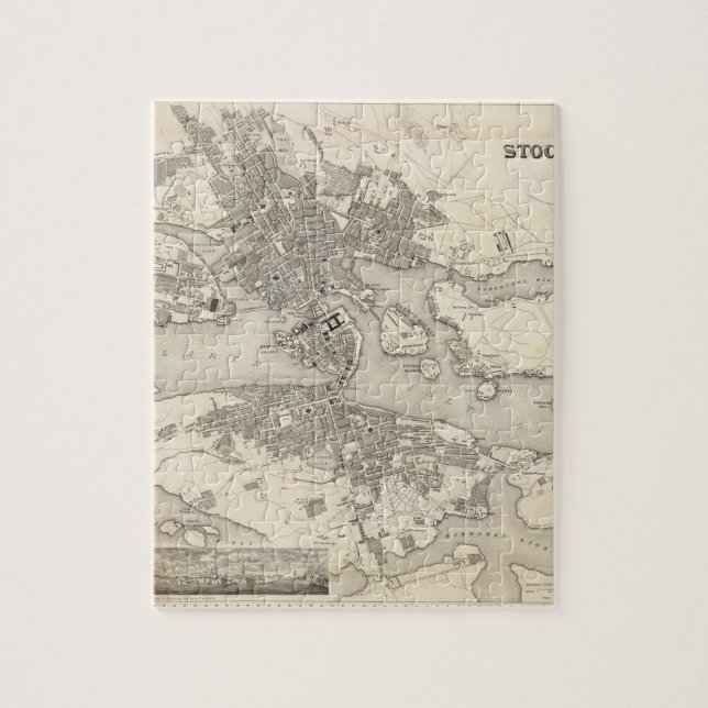 Stockholm, Schweden Puzzle (Vertikal)