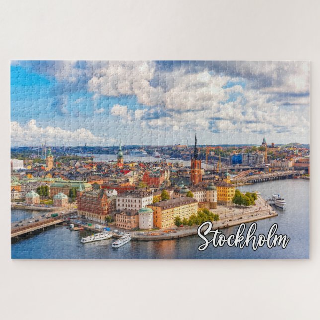 Stockholm, Schweden Puzzle (Horizontal)