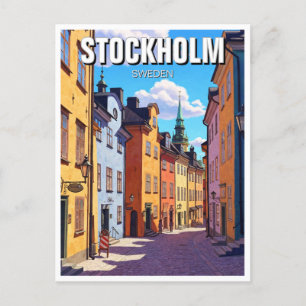Stockholm Schweden Reisen Postkarte