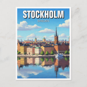 Stockholm Schweden Reisen Postkarte