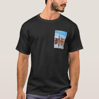 Stockholm Schweden Reiseplakat T-Shirt