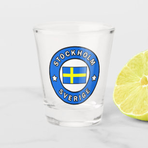 Stockholm Schweden Schnapsglas
