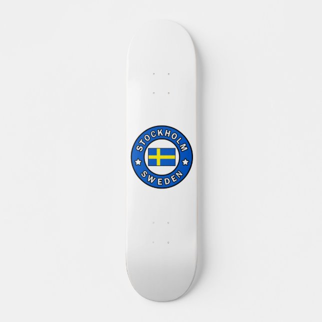 Stockholm Schweden Skateboard (Vorne)