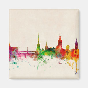 Stockholm Schweden Skyline Magnet