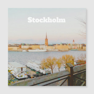 Stockholm, Schweden Souvenir Magnetkarte