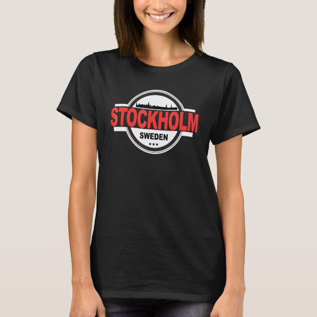Stockholm Schweden T-Shirt (Vorderseite)